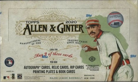 2020 Topps Allen and Ginter Baseball