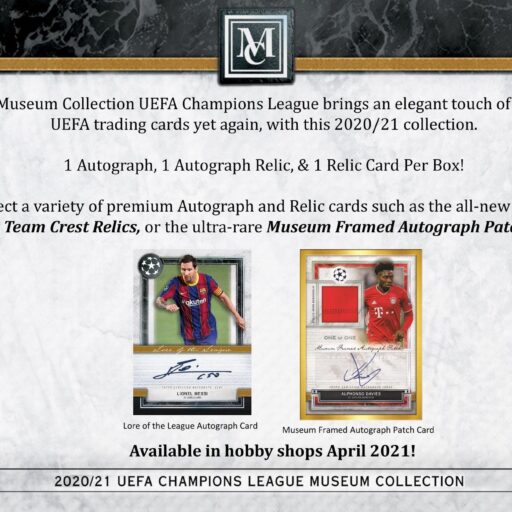 2020-21 Topps UEFA Champions League Museum Collection Soccer