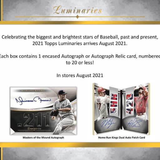 2021 Topps Luminaries Baseball