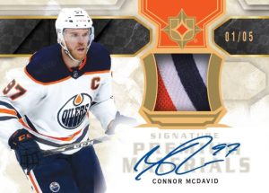 Ultimate Signatures Premium Materials, Connor McDavid