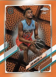 Base Set Orange Basketball Refractor, Jean Montero