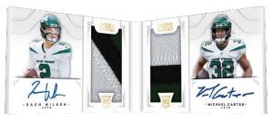 CROSSOVER ROOKIE PATCH DUAL, Zack Wilson and Michael Carter