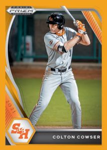 Base Gold Prizm, Colton Cowser