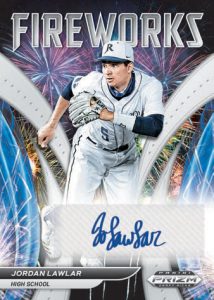 Fireworks Autographs Silver Prizm, Jordan Lawlar
