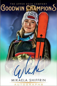 Goodwin Autographs, Base Design, Mikaela Shiffrin