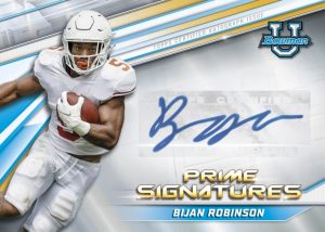 Chrome Signatures Card, Bijan Robinson