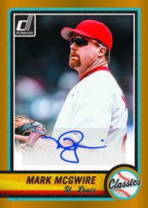 CLASSICS AUTOGRAPHS GOLD, Mark McGwire