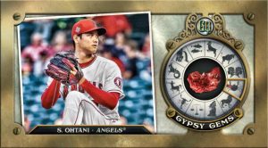 Gypsy Gems Mini Card, Shohei Otani, Topps Gypsy Queen, baseball