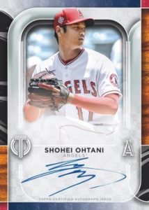 Autograph Card, Shohei Ohtani, 2022 Topps Tribute Baseball