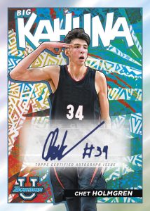 The Big Kahuna Autograph, Chet Holmgren