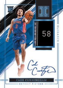 Panini, ELEGANCE ROOKIE JERSEY AUTOGRAPHS PLATINUM, Cade Cunningham