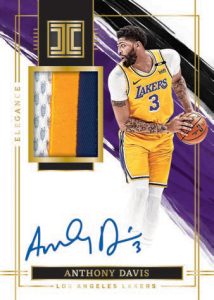 2021-22 Panini, ELEGANCE VETERAN JERSEY AUTOGRAPHS HOLO GOLD, Anthony Davis