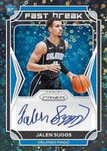 FAST BREAK ROOKIE AUTOGRAPHS Black, Jalen Suggs