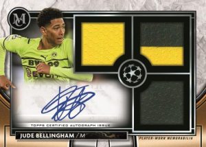 Single Player Triple Relics Autograph, Jude Bellingham