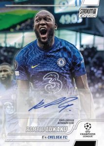 Chrome Autograph Card, Romelu Kukaku