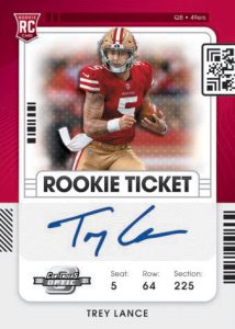 ROOKIE TICKET RPS AUTOGRAPHS, Trey Lance