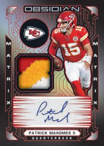 MATRIX MATERIAL AUTOS ELECTRIC ETCH RED, Patrick Mahomes II