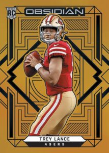 ROOKIES ELECTRIC ETCH GOLD FLOOD, Trey Lance
