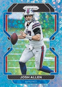 BASE PRIZM NO HUDDLE BLUE, Josh Allen