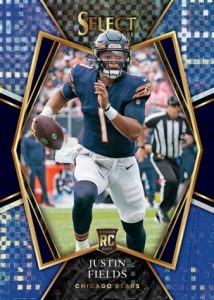 Panini Football, BASE PREMIER LEVEL BLUE PRIZM, Justin Fields