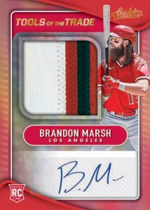 TOOLS OF THE TRADE JUMBO SIGNATURES SPECTRUM RED, Brandon Marsh