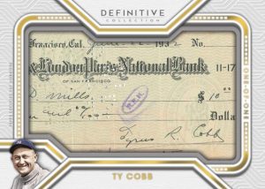 Definitive Cut Signature, Ty Cobb