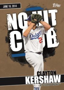 No Hits Club - Gold Parallel, Clayton Kershaw