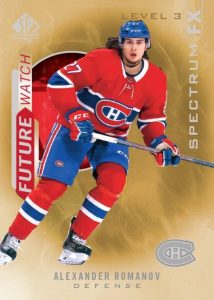 SPECTRUM FX FUTURE WATCH Level 3 Gold Parallel (Bounty Achievement Card), Alexander Romanov