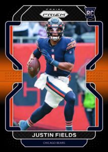 PRIZM BLACK ORANGE, Justin Fields
