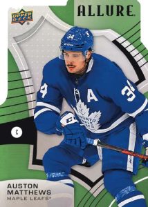 BASE SET Green Rainbow Die-Cut Parallel, Auston Matthews