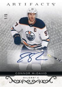 Base Stars Legends Black Autograph, Connor McDavid