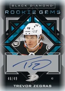 ROOKIE GEMS Pure Black Signatures (Tier 3), Trevor Zegras