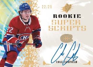 ROOKIE SUPERSCRIPTS Cole Caufield