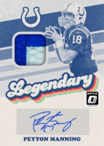 LEGENDARY PATCH AUTOGRAPHS, Peyton Manning