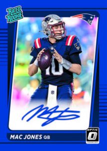 RATED ROOKIES RPS AUTOGRAPHS BLUE, Mac Jones