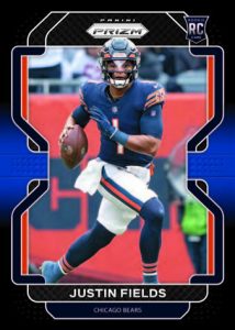 PRIZM BLACK BLUE, Justin Fields