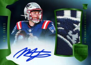 JUMBO PATCH AUTOGRAPHS GREEN, Mac Jones