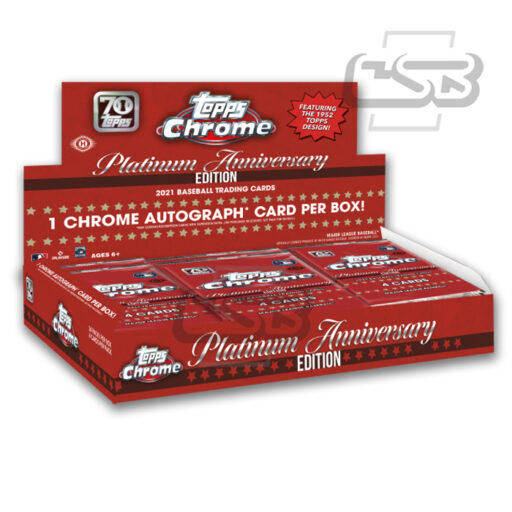 2021 Topps Chrome Platinum Anniversary Hobby Baseball