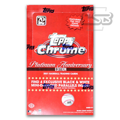 2021 Topps Chrome Platinum Anniversary Hobby Lite Baseball