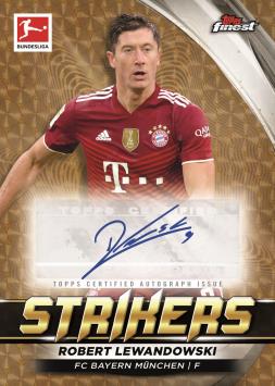 Finest Strikers - Autograph Superfractor Parallel, Robert Lewandowski