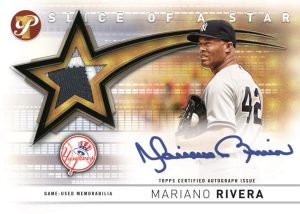 Slice of a Star Autograph Relic, Marino Rivera