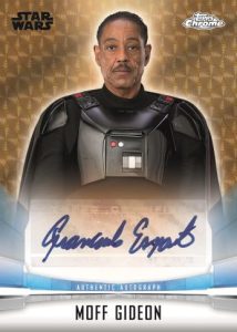 Autograph Card - SuperFractor Parallel, Moff Gideon