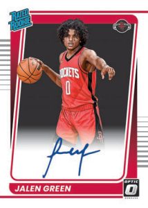 2021-22 Panini Donruss Optic Basketball- RATED ROOKIE SIGNATURES, Jalen Green