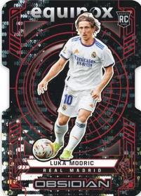2021-22 Panini Obsidian Asian Edition Tmall Soccer- EQUINOX ELECTRIC ETCH RED PULSAR – Panini Asia Exclusive, Luka Modric