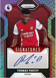 2021-22 Panini Prizm Premier League Choice Soccer- Signatures Prizm Choice - Hobby Choice Exclusive, Thomas Partey