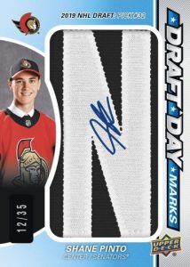 DRAFT DAY MARKS Rookies, Shane Pinto N