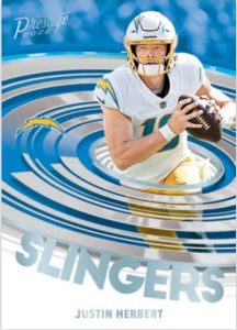 2022 Panini Prestige H2 Football- Slingers, Justin Herbert