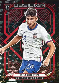 BASE ELECTRIC ETCH RED PULSAR – Panini Asia Exclusive, Ricardo Pepi