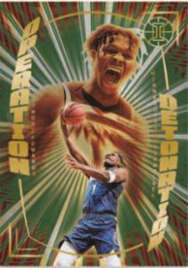 2021-22 Panini Illusions Basketball- Operation Detonation Green