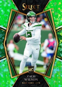 BASE PREMIER LEVEL GREEN DISCO PRIZM, Zach Wilson